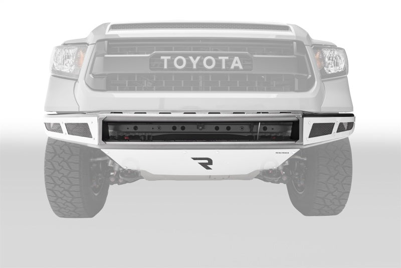 N-Fab M-RDS Front Bumper 14-17 Toyota Tundra - Gloss Black w/Silver Skid Plate Bumpers - Steel N-Fab