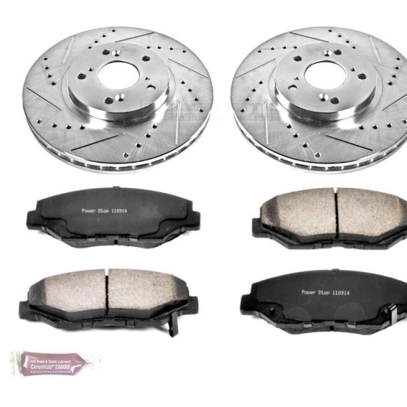 Power Stop 03-08 Honda Pilot Front Z36 Truck & Tow Brake Kit Brake Kits - Performance D&S PowerStop
