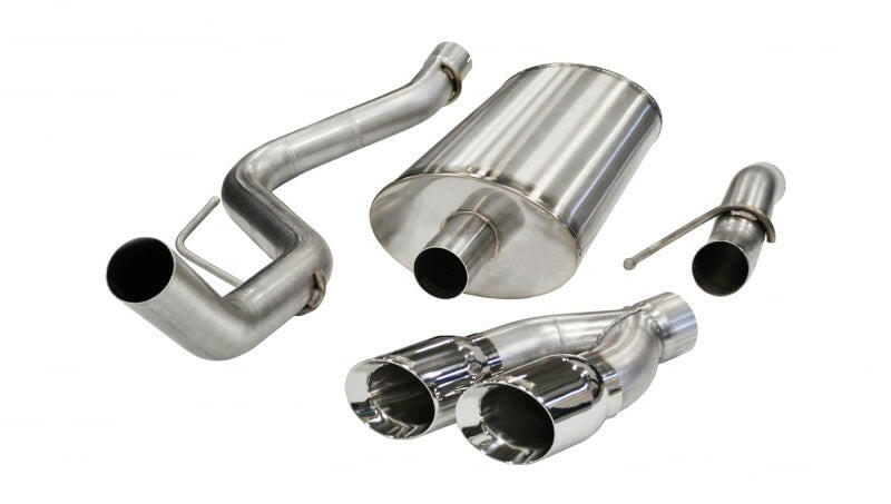 Corsa 2011-2014 Ford F-150 Raptor 6.2L V8 Polished Sport Cat-Back Exhaust Catback CORSA Performance