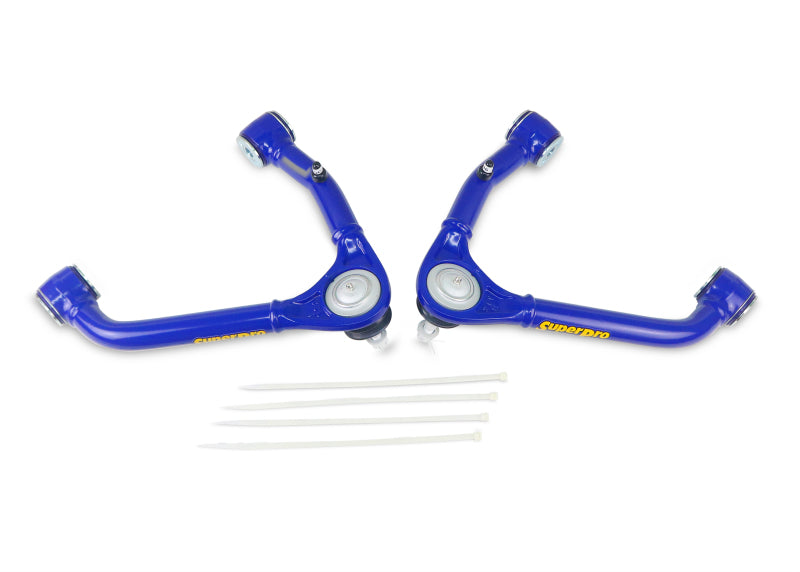 SuperPro 09-14 Chevrolet Silverado 1500 / GMC Sierra 1500 Front Upper Control Arm Set Control Arms Superpro