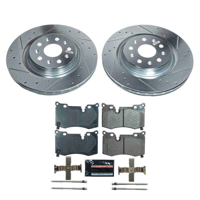 Power Stop 20-21 Chevrolet Corvette Rear Z23 Evolution Brake Kit Brake Kits - Performance D&S PowerStop