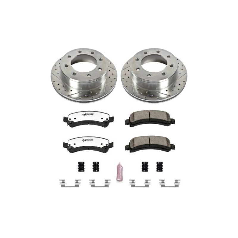 Power Stop 06-17 Chevrolet Express 2500 Rear Z36 Truck & Tow Brake Kit Brake Kits - Performance D&S PowerStop