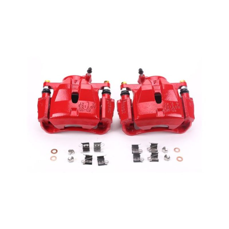 Power Stop 10-12 Lexus HS250h Front Red Calipers w/Brackets - Pair Brake Calipers - Perf PowerStop