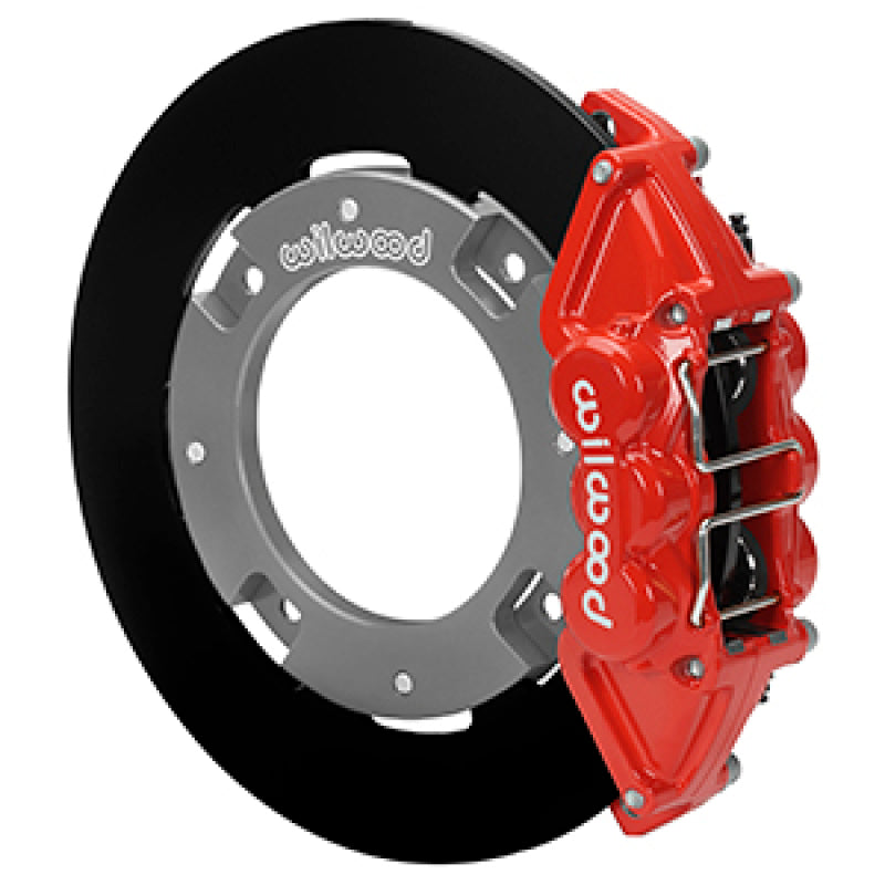 Wilwood 17-21 Can-Am X3RS Red 6-Piston Rear Kit 11.25in - Undrilled Rotors Brake Kits - Performance Drill Wilwood