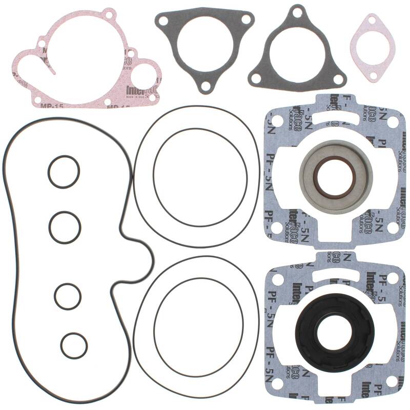 Vertex Gaskets 97-98 Polaris 700 RMK Complete Gasket Kit w/ Oil Seals Engine Hardware Vertex Pistons