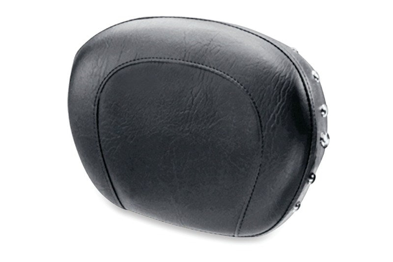 Mustang Honda Standard Tall Sissy Bar Pad (12 inch X 9 inch) w/Studs - Black Sissy Bar Pads Mustang Motorcycle