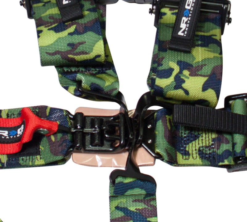 NRG SFI 16.1 5pt 3in. Seat Belt Harness/ Latch Link - Camo Seat Belts & Harnesses NRG