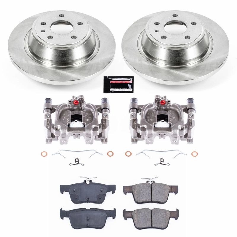 Power Stop 13-19 Ford Fusion Rear Autospecialty Brake Kit w/Calipers Brake Kits - OE PowerStop