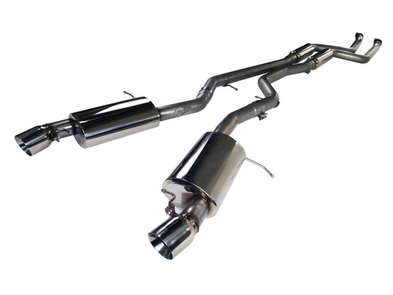 aFe MACHForce XP 11-12 BMW 335i L6-3.0L N55 E90/92 304SS 2.75in. Cat-Back Exhaust System Catback aFe