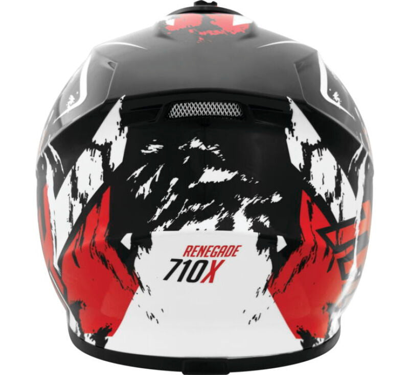 THH Helmets T710XR Renegade White/Red - XS Helmets and Accessories THH Helmets