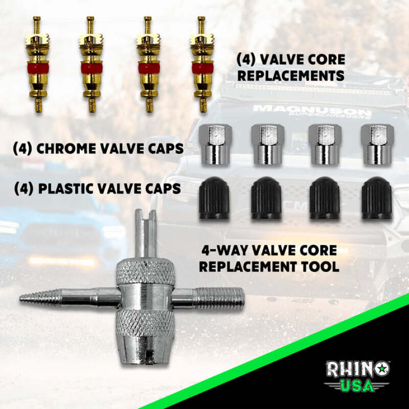 Rhino USA Pro Tire Deflator Kit Tire Pressure Sensors Rhino USA