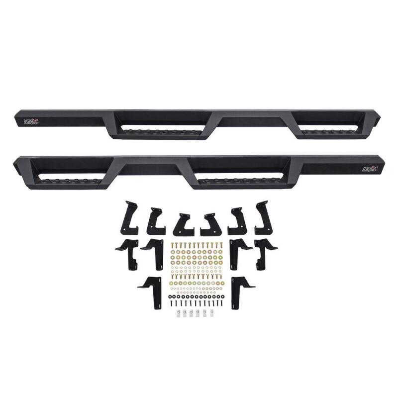 Westin/HDX 07-17 Jeep Wrangler Unlimited Drop Nerf Step Bars - Textured Black Nerf Bars Westin