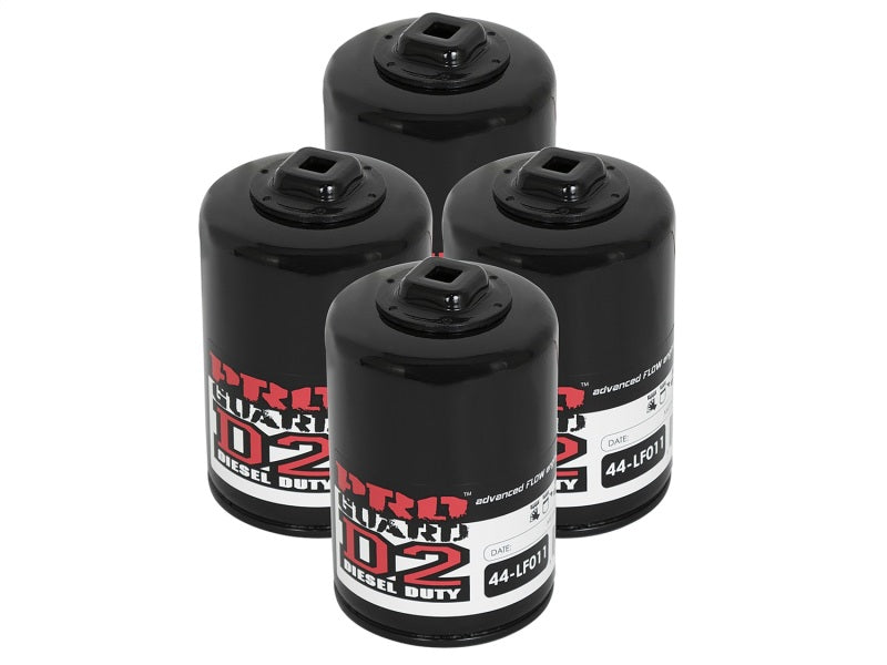 aFe Pro GUARD D2 Oil Filter 99-05 GM Gas Trucks V8 4.8L/5.3L/6.0L (4 Pack) Oil Filters aFe