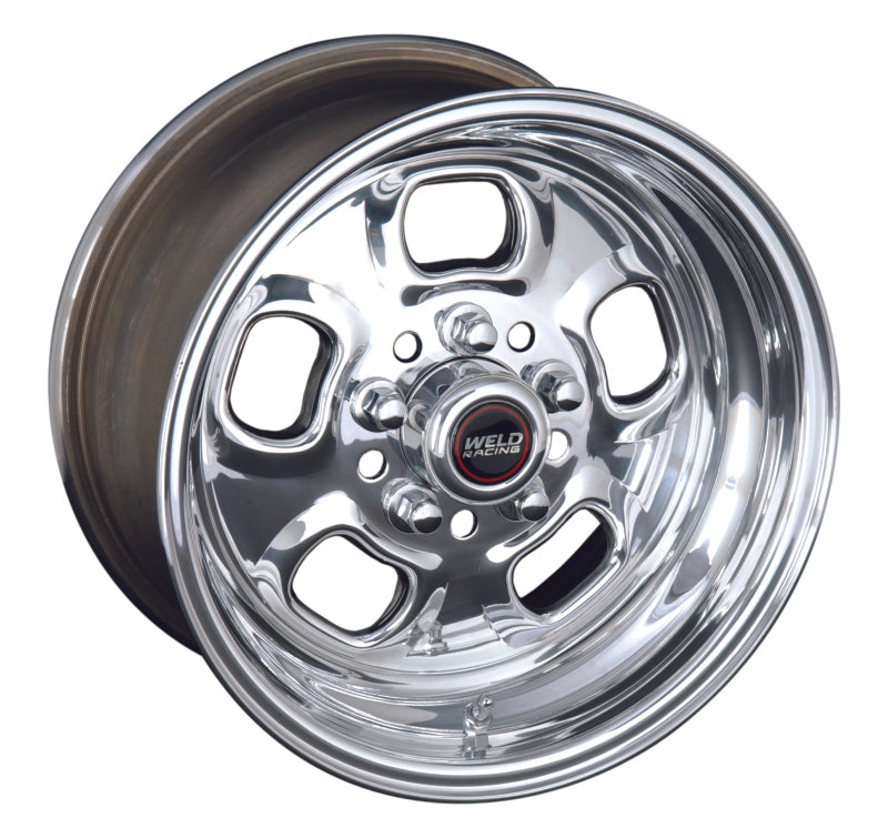 Weld Rodlite 15x14 / 5x4.5 & 5x4.75 BP / 6.5in. BS Polished Wheel - Non-Beadlock Wheels - Forged Weld