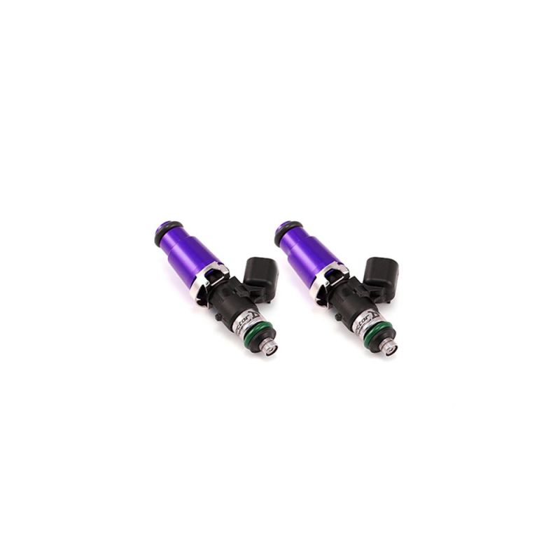 Injector Dynamics 2600-XDS Injectors - 60mm Length - 14mm Purple Top - 14mm Lower O-Ring (Set of 2) Fuel Injector Sets - 2Cyl Injector Dynamics