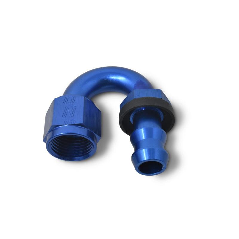Russell Performance -6 AN Twist-Lok 180 Degree Hose End (9/16in Radius) Fittings Russell