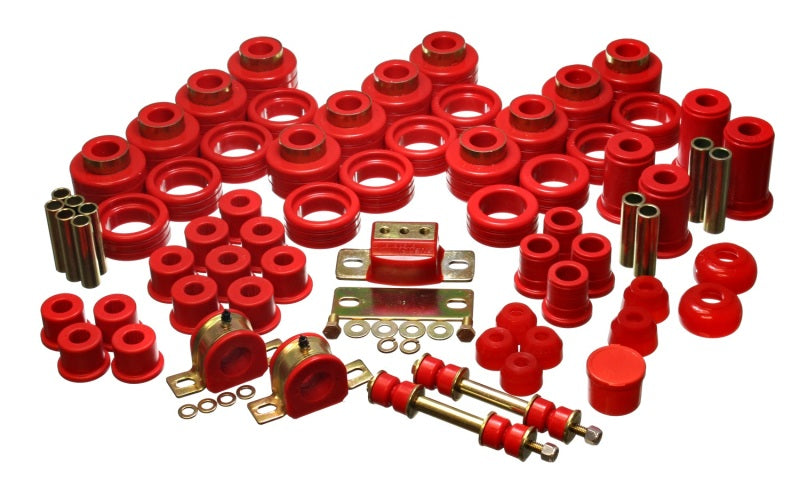 Energy Suspension 92-94 Chevy K5 Blazer / 92-99 Suburban / 92-99 GMC Denali XL/Yukon XL 2WD Red Hype Bushing Kits Energy Suspension