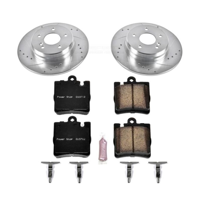 Power Stop 00-03 Mercedes-Benz CLK430 Rear Z23 Evolution Sport Brake Kit Brake Kits - Performance D&S PowerStop