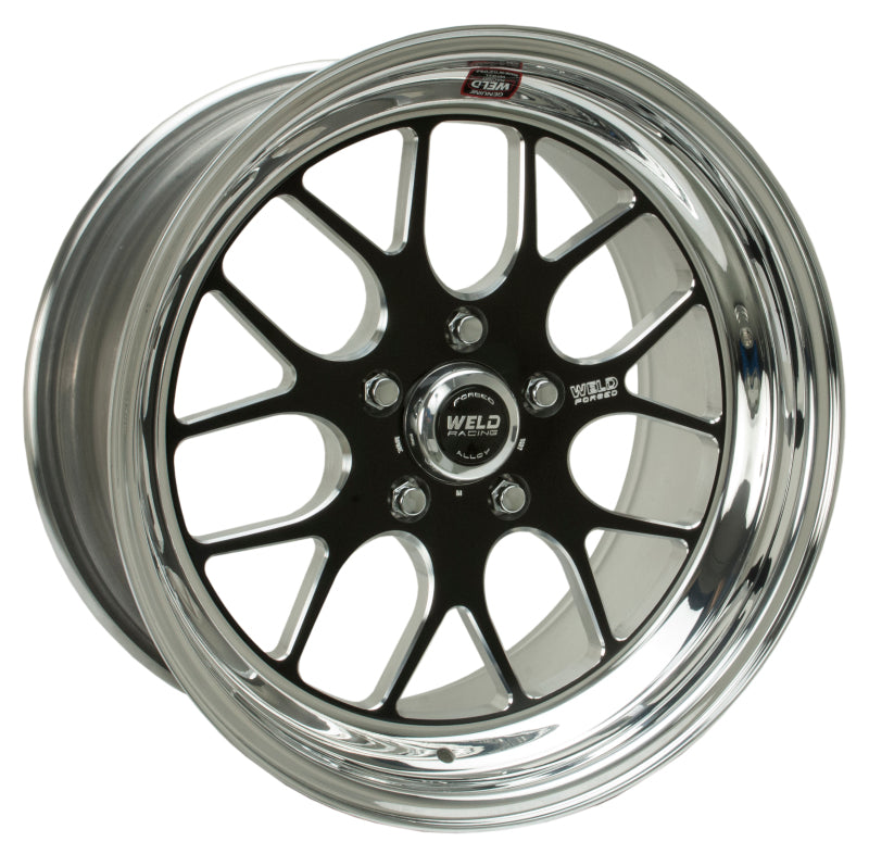 Weld S77 18x12 / 5x4.5 BP / 3.2in. BS Black Wheel (Low Pad) - Non-Beadlock Wheels - Forged Weld