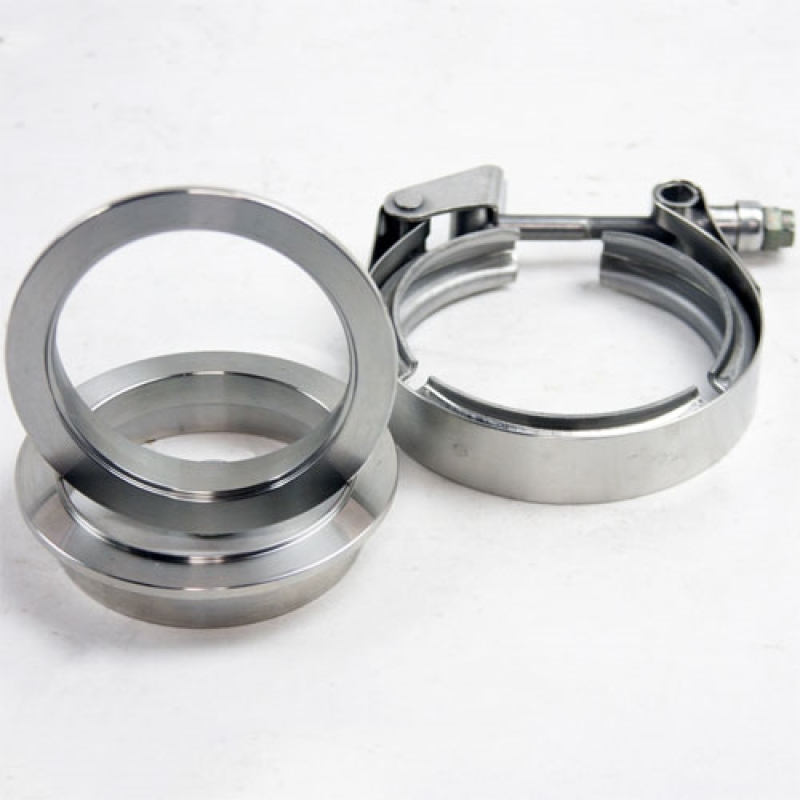 Granatelli 2.0in Mild Steel Mating Male to Female Flanges w/V-Band Clamp Flanges Granatelli Motor Sports