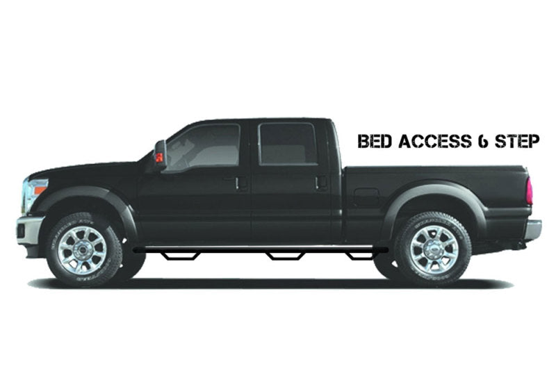 N-Fab Nerf Step 97-01 Dodge Ram 1500/2500/3500 Quad Cab 8ft Bed - Tex. Black - Bed Access - 3in Side Steps N-Fab