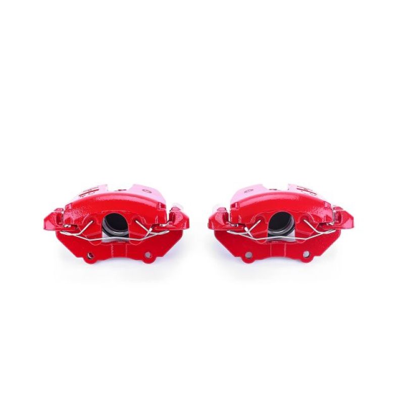 Power Stop 08-09 Mazda 3 Front Red Calipers w/Brackets - Pair Brake Calipers - Perf PowerStop