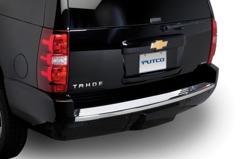 Putco 07-14 Cadillac Escalade ESV - Stainless Steel Rear Bumper Cover Bumpers - Steel Putco