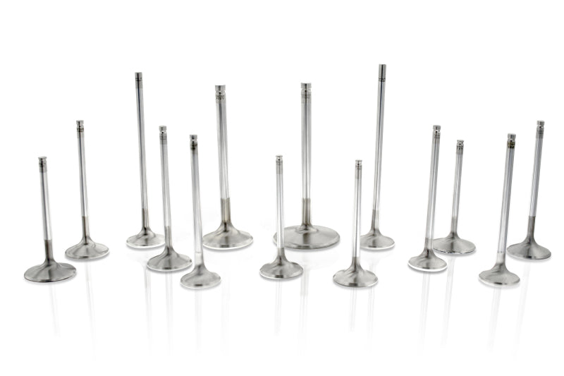 Ferrea Ford 2.3L 1.59in 11/32in 4.8in 0.4in 12 Deg Super Flo 6000 Series Exhaust Valve - Set of 8 Valves Ferrea
