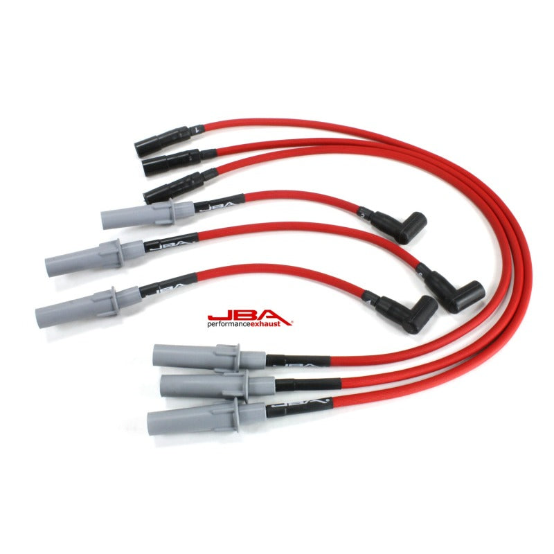 JBA 07-11 Jeep 3.8L Ignition Wires High Temp 6 Lead Set (Use w/1528S) Spark Plug Wire Sets JBA
