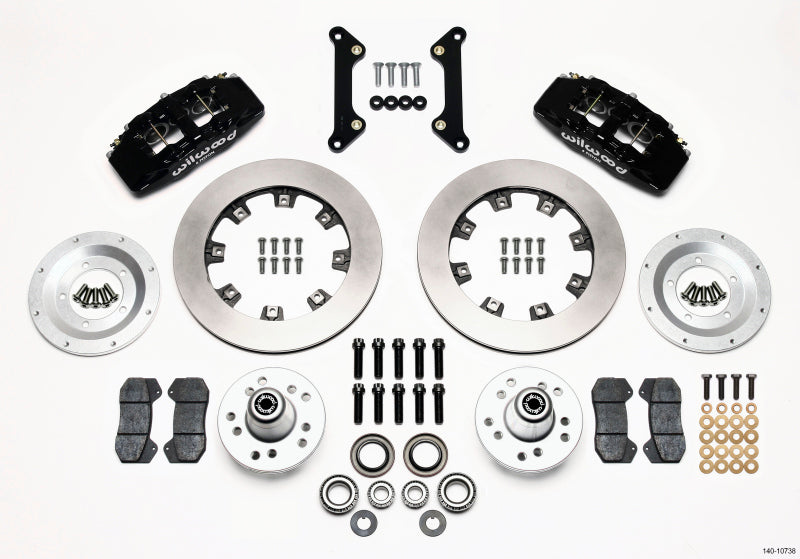 Wilwood Dynapro 6 Front Hub Kit 12.19in 70-78 Camaro Big Brake Kits Wilwood