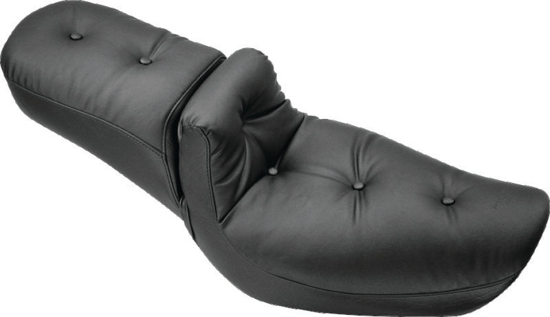 Mustang 91-05 Harley Dyna Duke 1PC Seat - Black One-Piece Motorcycle Seats Mustang Motorcycle