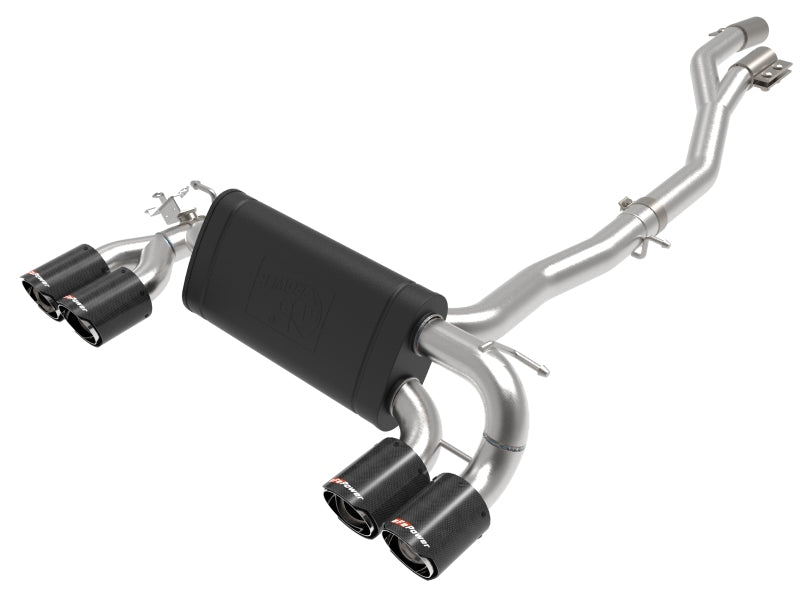 aFe MACHForce XP Exhausts Cat-Back SS 19-21 BMW M2 Competition L6-3.0L w/Carbon Fiber Tips Catback aFe