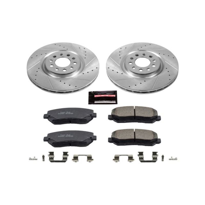 Power Stop 15-17 Chrysler 200 Front Z23 Evolution Sport Brake Kit Brake Kits - Performance D&S PowerStop