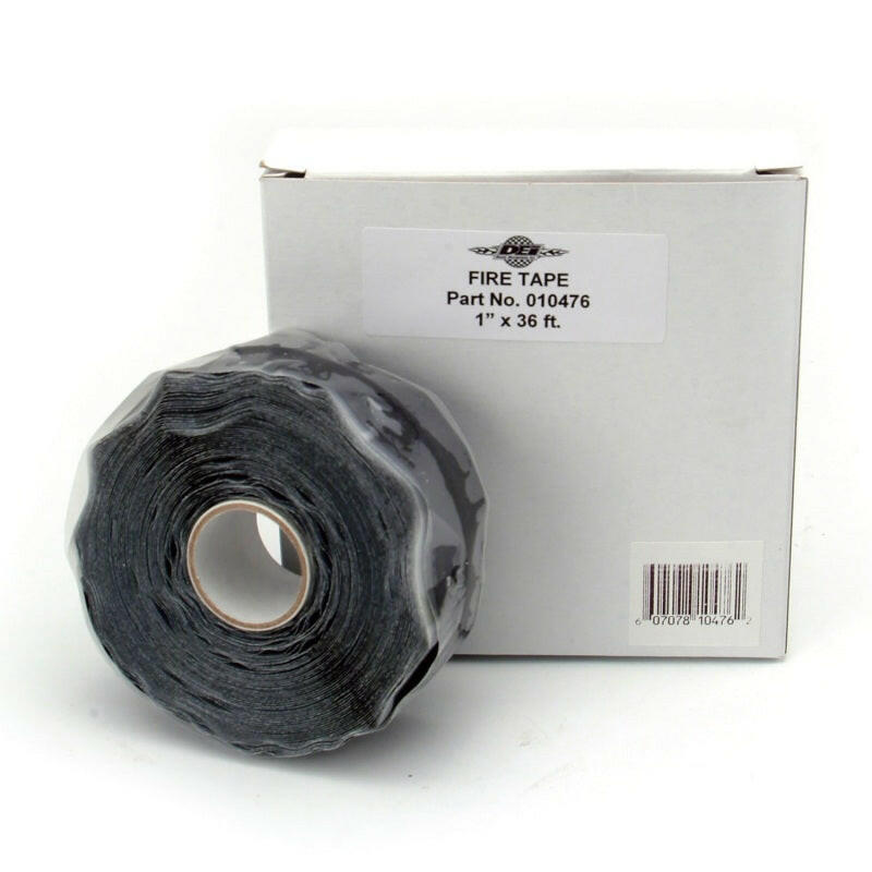 DEI Fire Tape 1in x 36ft Roll - Self Vulcanizing Tape - Black Thermal Tape DEI