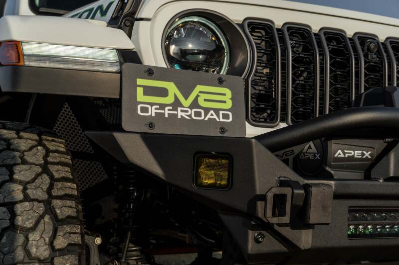 DV8 Offroad Universal Quick Release D-Ring License Plate Mount License Plate Relocation DV8 Offroad