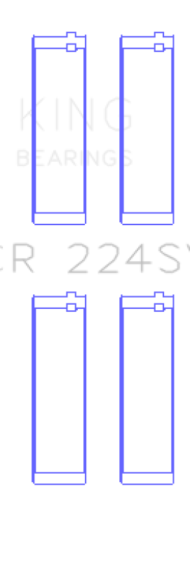 King Engine Bearings BMW S65B40A / S85B50A (Size +0.5mm) Connecting Rod Bearing Set Bearings King Engine Bearings