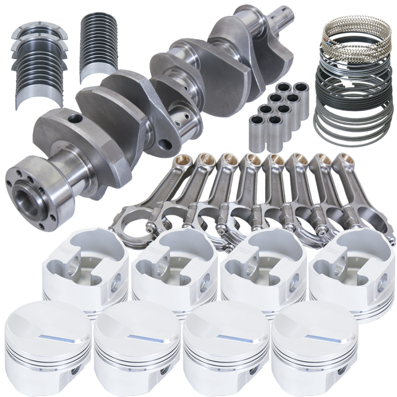 Eagle Chevy 454 1Pc Closed 4.000in Crank 6.135in I-Beam Rods 4.310in Pistons Rotating Assembly Rotating Assemblies Eagle