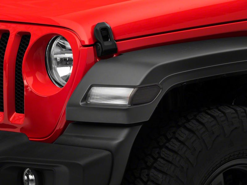 Raxiom 18-23 Jeep Wrangler JL Axial Series LED Fender Flare Marker Lights- Smoked Light Accessories and Wiring Raxiom