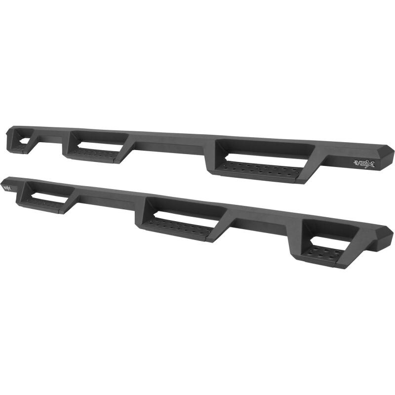 Westin 07-18 Chevrolet Silverado 1500 CC 5.5ft Bed HDX Drop W2W Nerf Step Bars - Tex. Blk Nerf Bars Westin