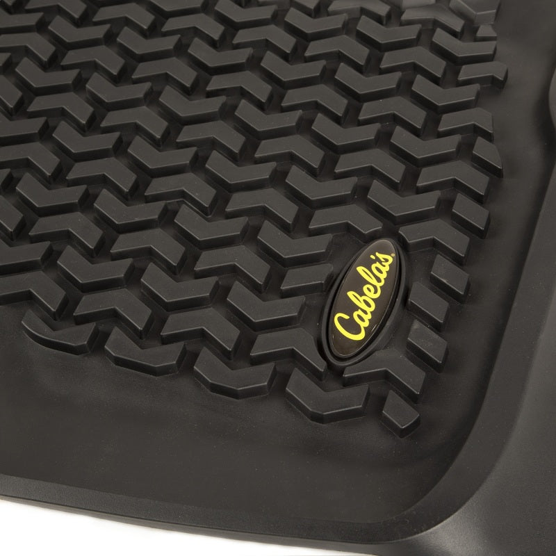 Rugged Ridge Floor Liner Front Black 2017-2018 Ford F-250 / F-350 / F-450 / F-550 Regular Floor Mats - Rubber Rugged Ridge