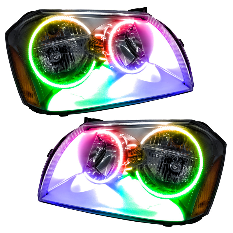 Oracle 05-07 Dodge Magnum SMD HL - Chrome - ColorSHIFT w/ 2.0 Controller Headlights ORACLE Lighting