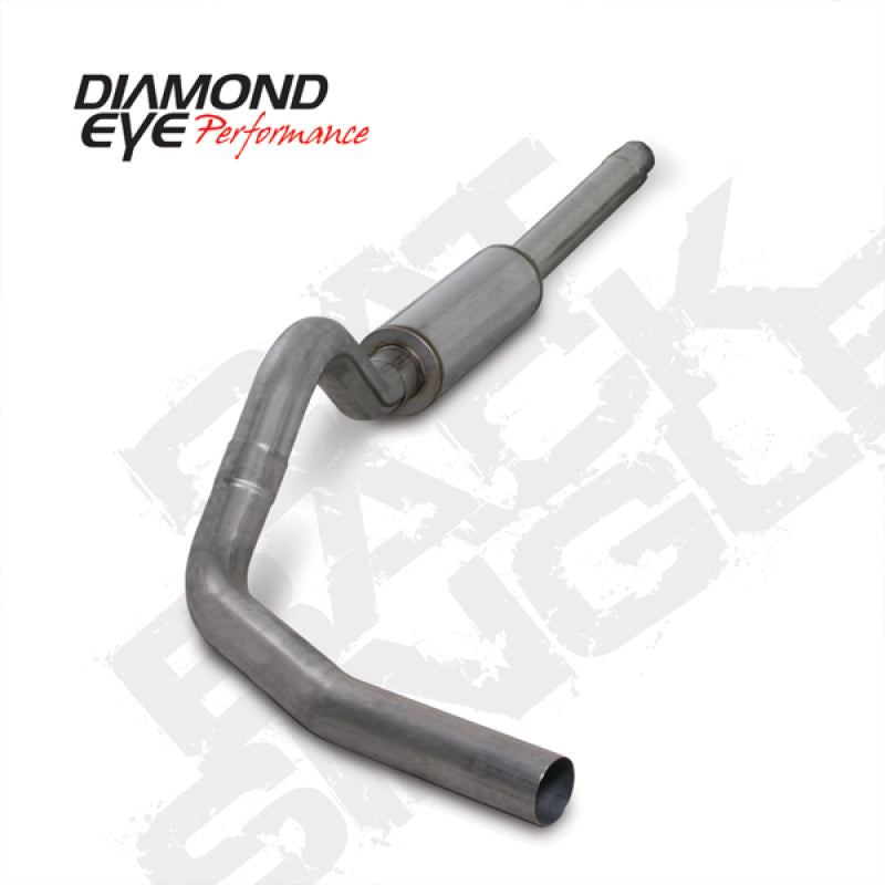 Diamond Eye KIT 4in Catback Single SS: 94-97 FORD 7.3L F250/F350 PWRSTROKE Catback Diamond Eye Performance
