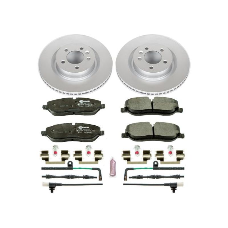 Power Stop 05-09 Land Rover LR3 Front Euro-Stop Brake Kit Brake Kits - OE PowerStop