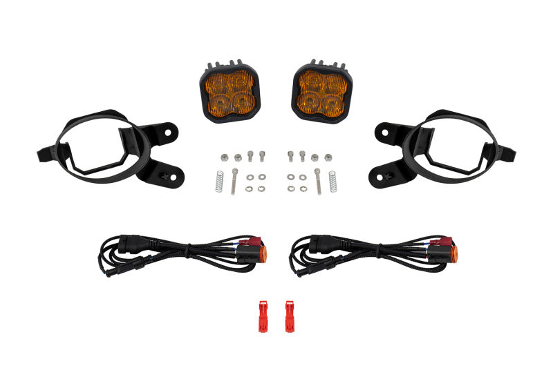 Diode Dynamics 10-13 Lexus IS250C SS3 LED Fog Light Kit (3000K) Max Yellow SAE Fog - Yellow Fog Lights Diode Dynamics