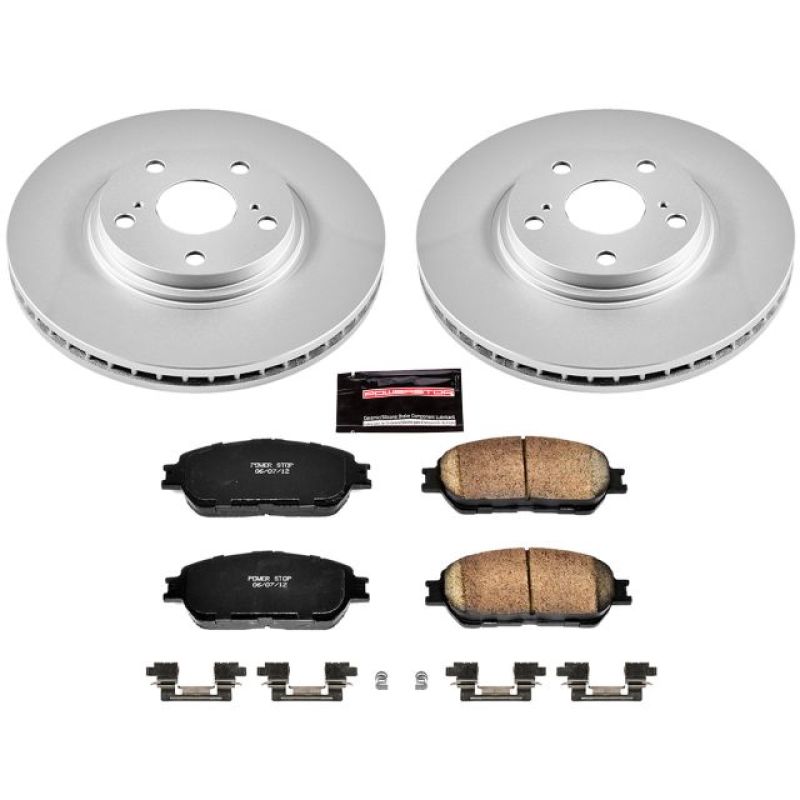 Power Stop 04-06 Lexus ES330 Front Z17 Evolution Geomet Coated Brake Kit Brake Kits - Performance Blank PowerStop