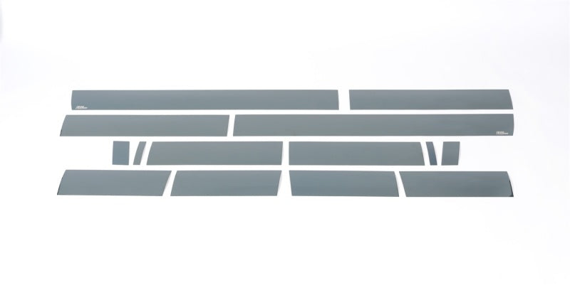 Putco 07-13 Chevy Silv Ext Cab 8ft Long Box - 6in Wide - 14pcs Black Platinum Rocker Panels Body Armor & Rock Rails Putco