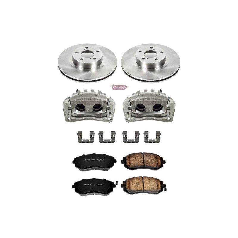 Power Stop 05-06 Saab 9-2X Front Autospecialty Brake Kit w/Calipers Brake Kits - OE PowerStop