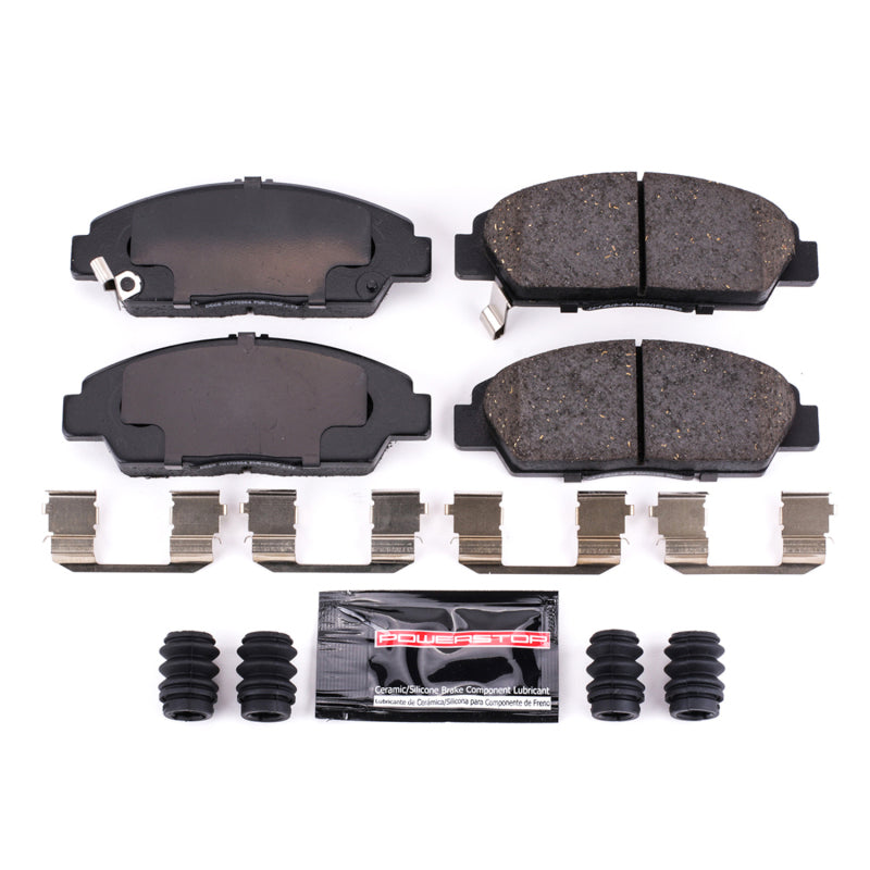 Power Stop 92-96 Honda Prelude Front Z23 Evolution Sport Brake Pads w/Hardware Brake Pads - Performance PowerStop