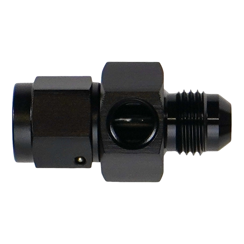 DeatschWerks 6AN Male Flare to Female Flare Swivel with 1/8th NPT Fittings DeatschWerks