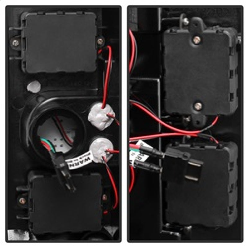 Spyder Chevy Silverado 07-13 Version 2 LED Tail Lights - Black ALT-YD-CS07V2-LED-BK Tail Lights SPYDER